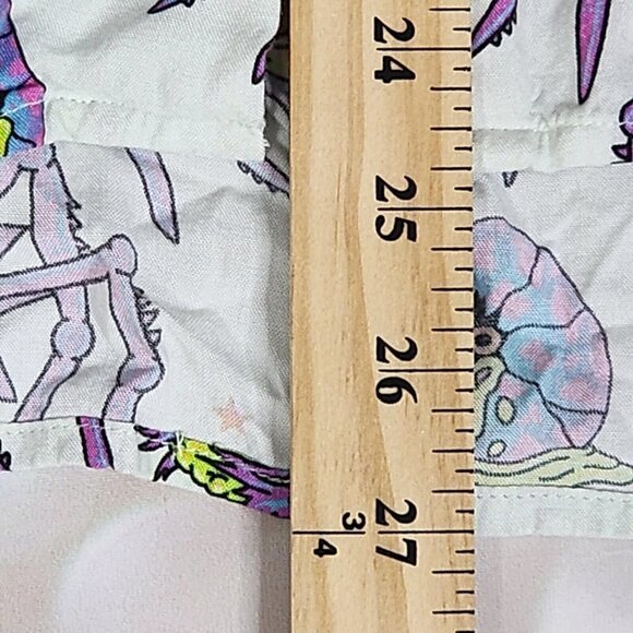 Cartoon Network Men’s Rick and Morty Zombie Shirt Button Down Short Sleeve Small - Picture 11 of 11